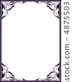 Decorative frame 18 (purple) 4875503