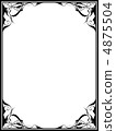 Decorative frame 18 (black) 4875504