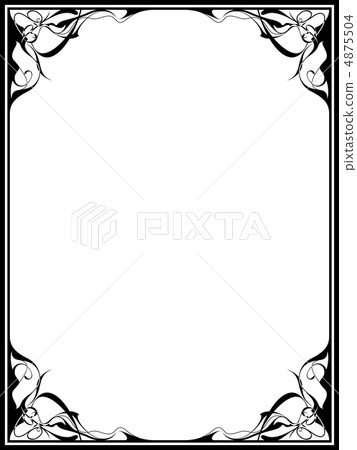 Decorative frame 18 (black) Decorative frame 18 (black) 4875504
