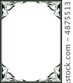 Decorative frame 18 (green) 4875513
