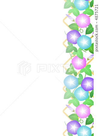 牽牛花背景材料 4875721