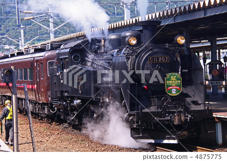 Hakodate Station C11 type steam locomotive 4875775