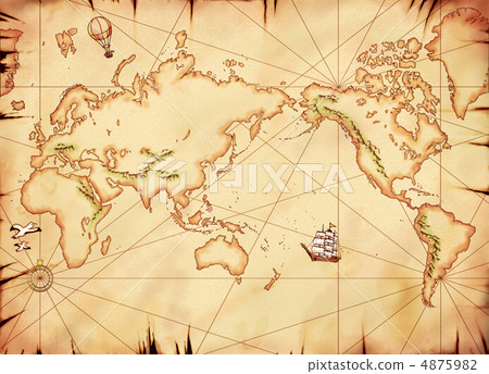 Old world map 4875982