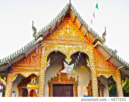 Buddhist temple in Thailand (Chenkorn / Thailand Kingdom) 4877201