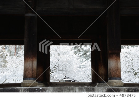 Nanzenji, snowy landscape of Sanmon Nanzenji, snowy landscape of Sanmon 4878475
