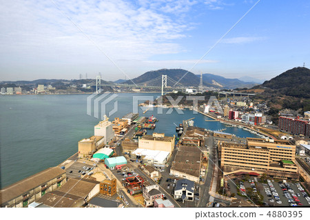 Look over Kanmon Strait from Mojiko side 4880395