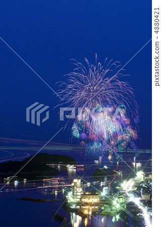 廣島縣福山縣富樂浦本藤煙花大會 4880421