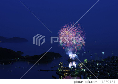 廣島縣福山縣富樂浦本藤煙花大會 4880424