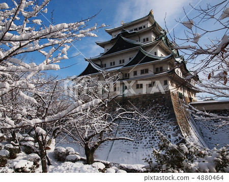 Nagoya castle of snow Nagoya castle of snow 4880464