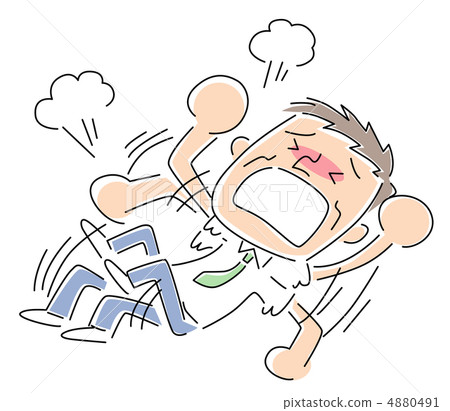 一個正在捆綁的商人 4880491