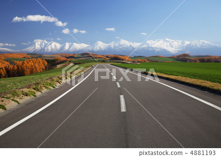 Tokachidake和道路 Tokachidake和道路 4881193
