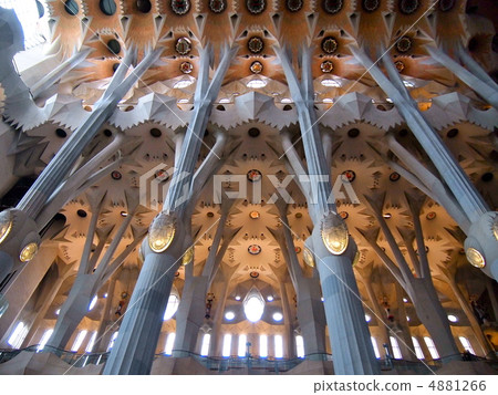 Sagrada Familia inside Sagrada Familia inside 4881266