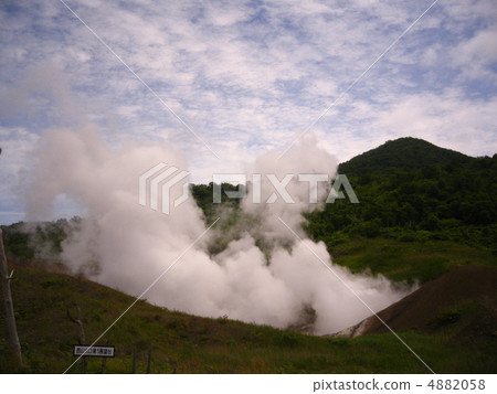 Crater of Usuzan Crater of Usuzan 4882058