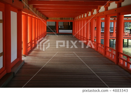 Corridor of Takeuchima Shrine 4883343