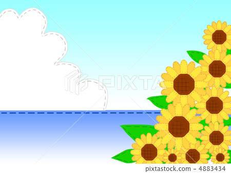 Appliqué sunflower Appliqué sunflower 4883434