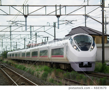 Limited express fresh Hitachi 13 number E657 Ushiku station 4883670