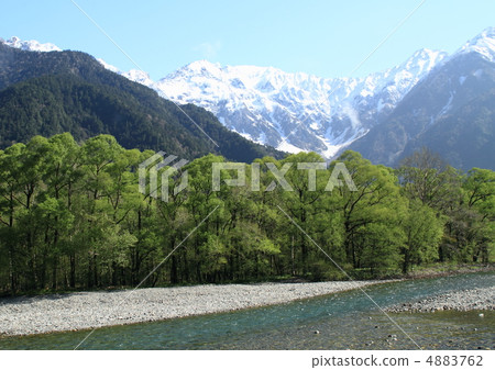 Kamikochi的Azusi河 4883762