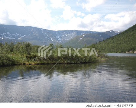 Big mountain in north of Russia 4884779