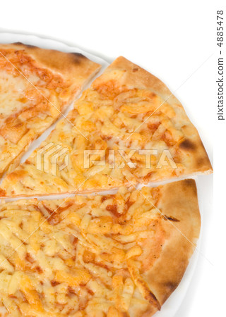 Three cheese pizza 4885478