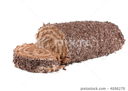 Chocolate Swiss roll 4886270