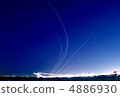 airport, night scape, night scene 4886930