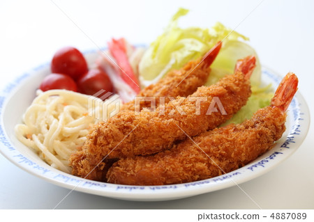 蝦和沙拉 蝦和沙拉 4887089