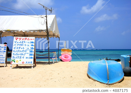 Beach in Okinawa Beach in Okinawa 4887175