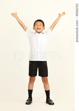 舉手的男孩 舉手的男孩 4888292