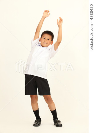 A boy who exercises A boy who exercises 4888420