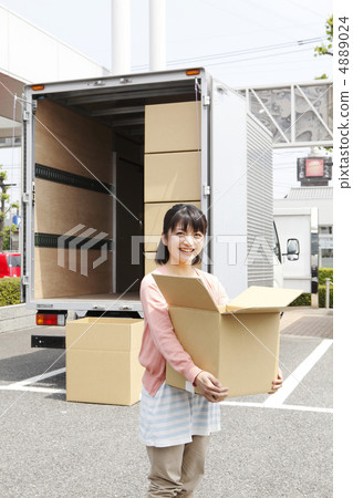 Truck and baggage model: Otomo Ayumi 4889024