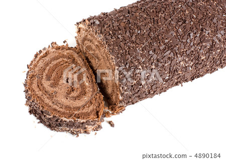 Chocolate Swiss roll 4890184