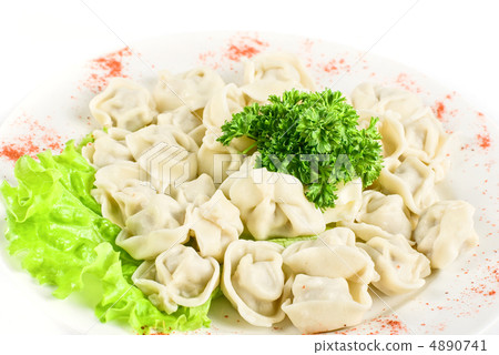 meat dumplings closeup meat dumplings closeup 4890741