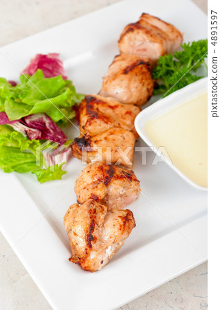 Grilled chicken kebab Grilled chicken kebab 4891597