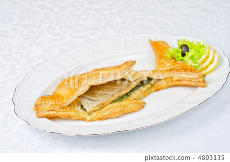 tasty dish of trout fish 4893135