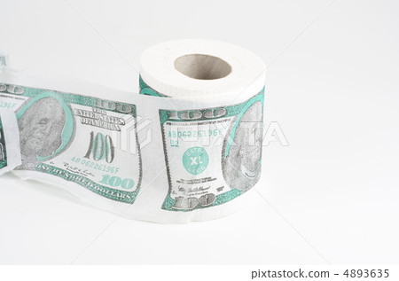 toilet paper with usd 4893635