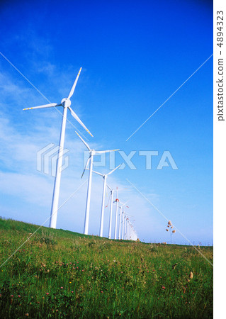Wind-power generation Wind-power generation 4894323