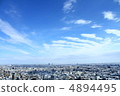 Tokyo landscape of the blue sky 4894495
