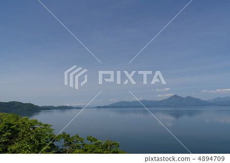 萬代和豬苗代湖 4894709