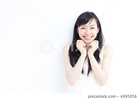 欣喜的女人 4895856