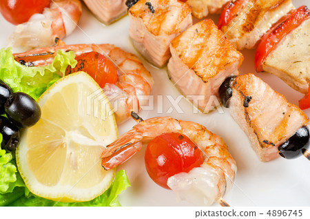 grilled shrimps grilled shrimps 4896745