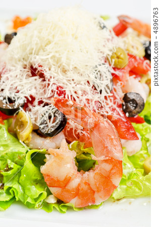tasty seafood salad 4896763