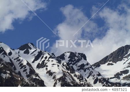 Hodaka mountains in Shinshu 4897321