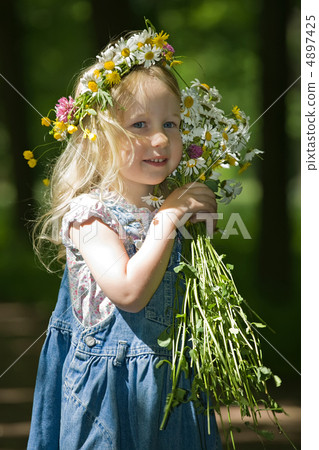 Portrait of the little girl Portrait of the little girl 4897425