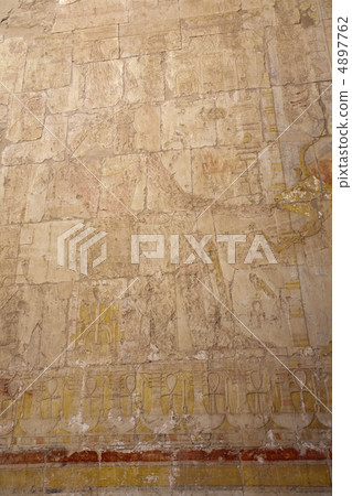ancient Egyptian colored bas-reliefs ancient Egyptian colored bas-reliefs 4897762