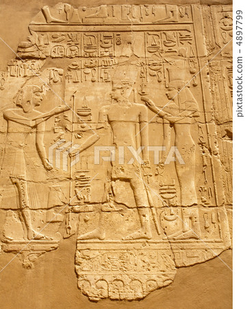 ancient Egyptian bas-relief ancient Egyptian bas-relief 4897799