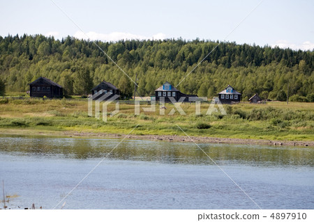 Russian village Russian village 4897910