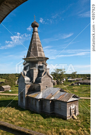 Orthodox wooden church 4897929