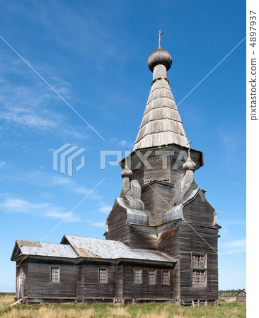 Orthodox wooden church 4897937