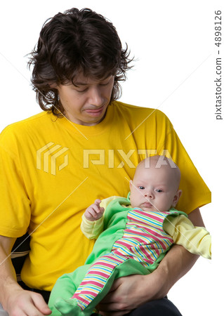 Father with baby 4898126