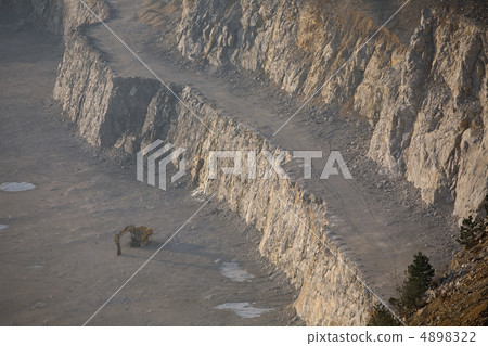 dredge works in opencast mine dredge works in opencast mine 4898322
